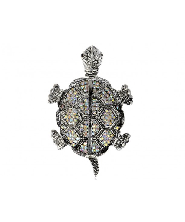 Alilang Silvery Iridescent Rhinestones Tortoise