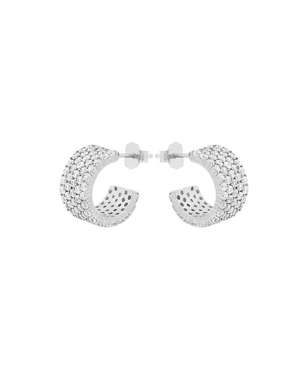 Sterling Silver Zirconia Earrings sterling silver