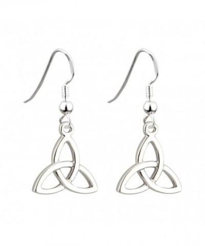 Irish Earrings Rhodium Plated Ireland