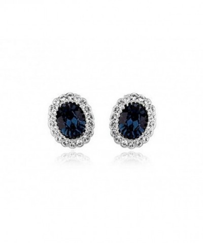 Sapphire Swarovski Elements Zirconia Earrings