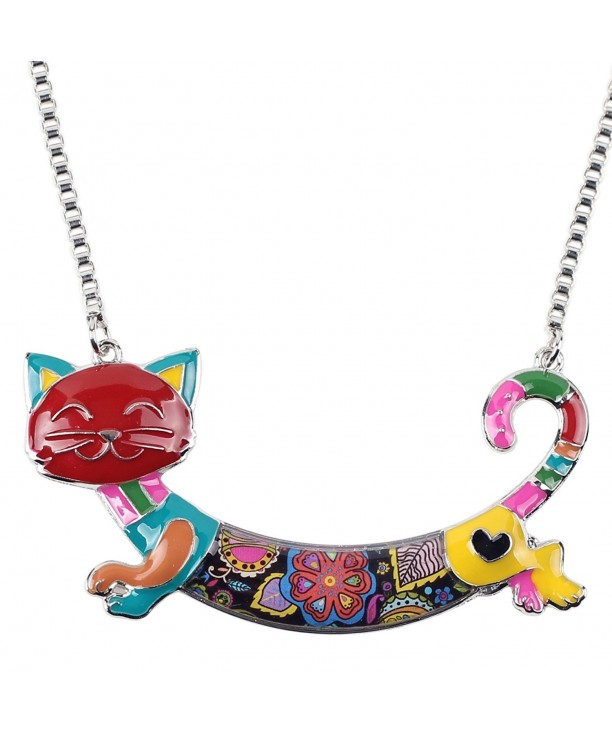 Statement Necklaces Pendant Jewelry Multicolor