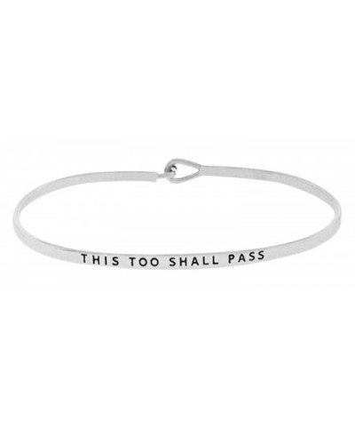 Inspirational Engraved Positive Message Bracelet