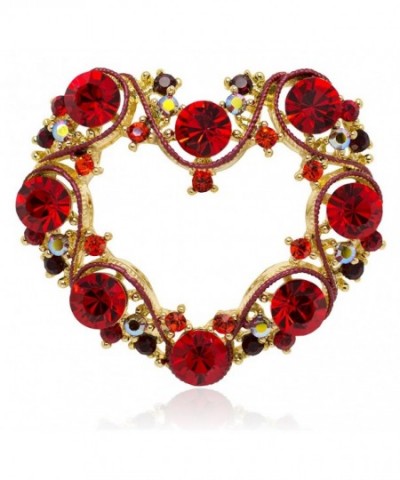 Akianna Gold tone Swarovski Crystals Valentine