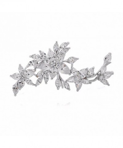 GULICX Silver Diamante Blossom Classic