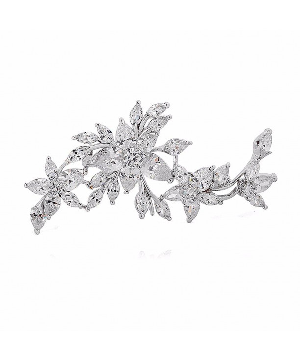 GULICX Silver Diamante Blossom Classic