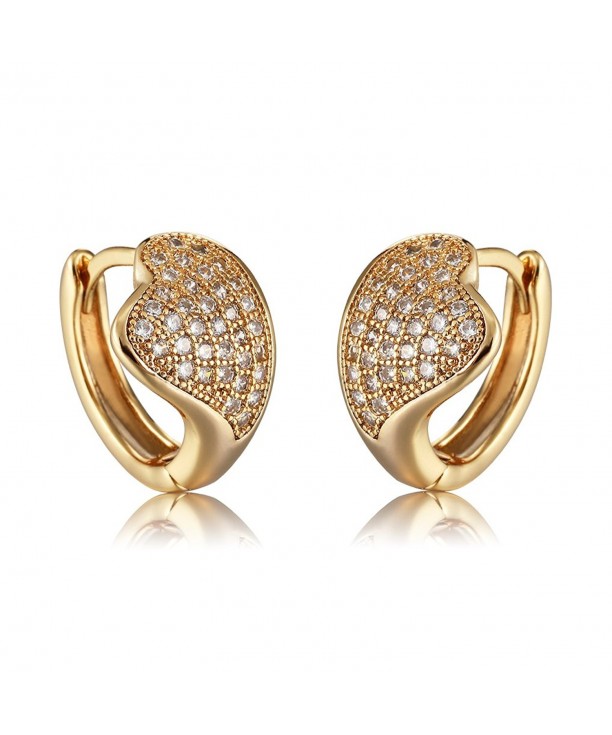 Plated Brass Zirconia Earrings Richapex