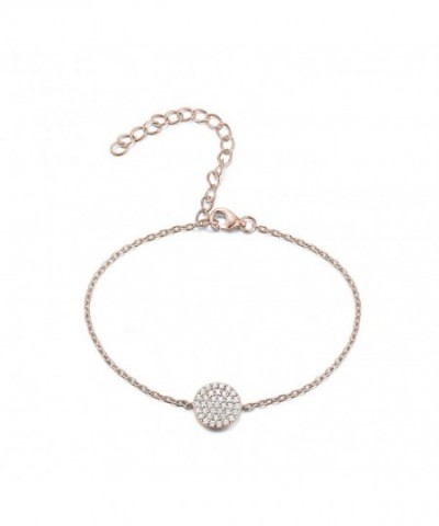 PAVOI Plated Zirconia Circle Bracelet