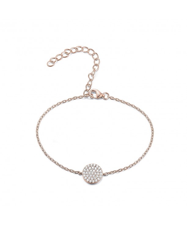 PAVOI Plated Zirconia Circle Bracelet