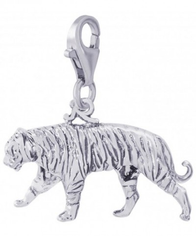 Rembrandt Charms Tiger Sterling Silver