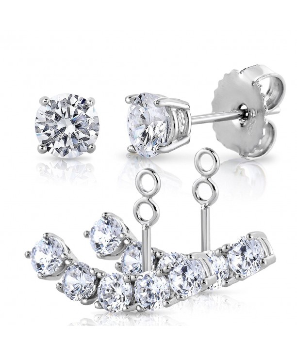 Sterling Silver Zirconia Quality Earrings