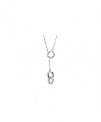 Sterling Forever SF49007CN Interlocking Necklace