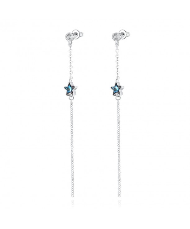 PLATO Earrings Five pointed Swarovski Crystals