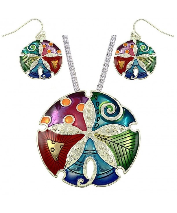 DianaL Boutique Colorful Enameled Necklace