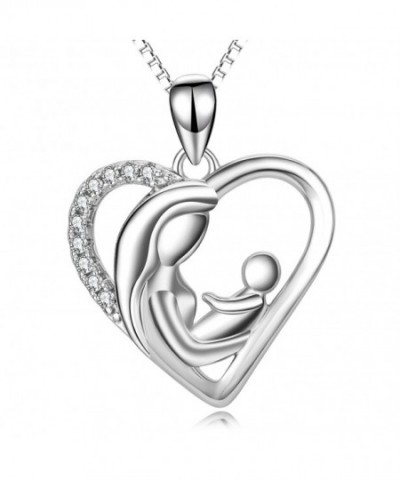 Sterling Silver Mother Daughter Necklace