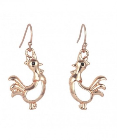 TUSHUO Unique Hollow Chicken Earrings