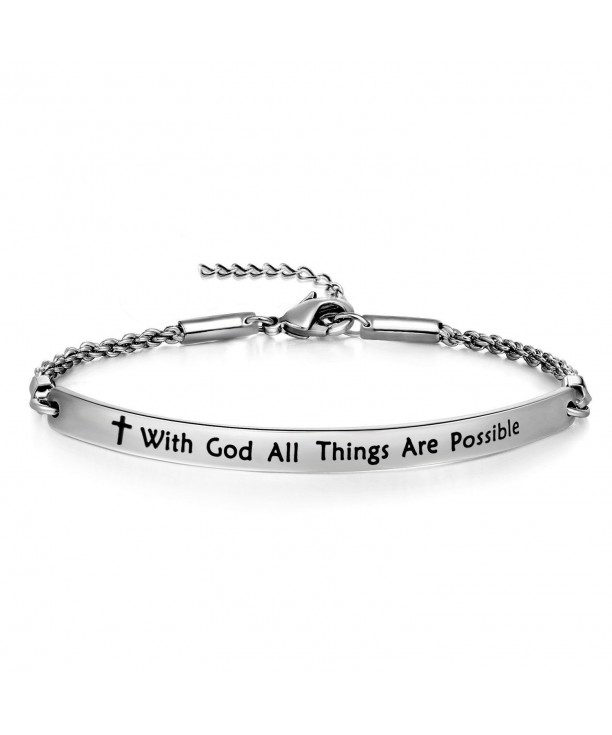 Scripture Bracelet Possible Christian possible