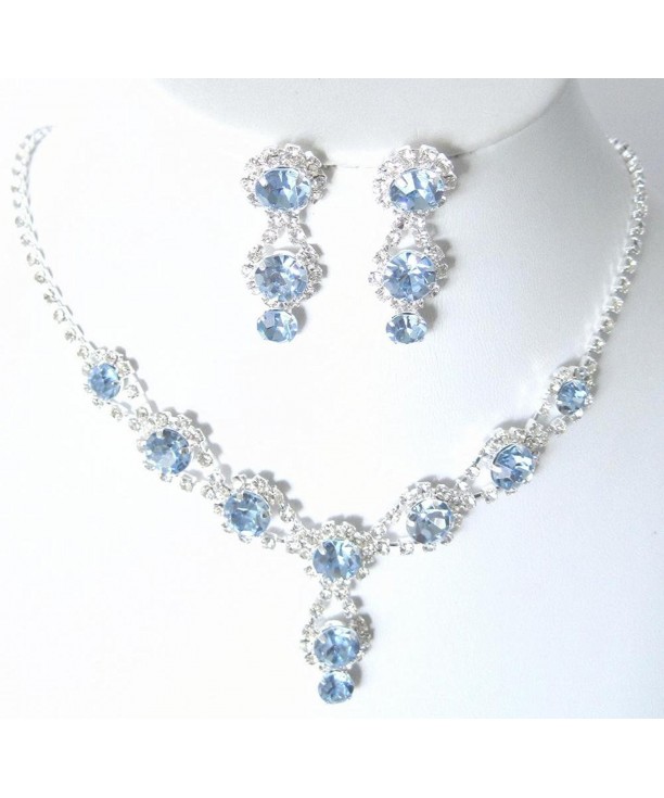 Stunning Evening Necklace Bling Rhinestone