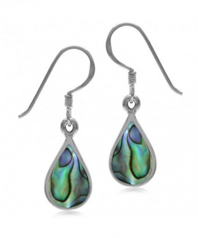 Abalone Plated Sterling Silver Earrings
