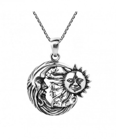 Celestial Embrace Sterling Silver Necklace