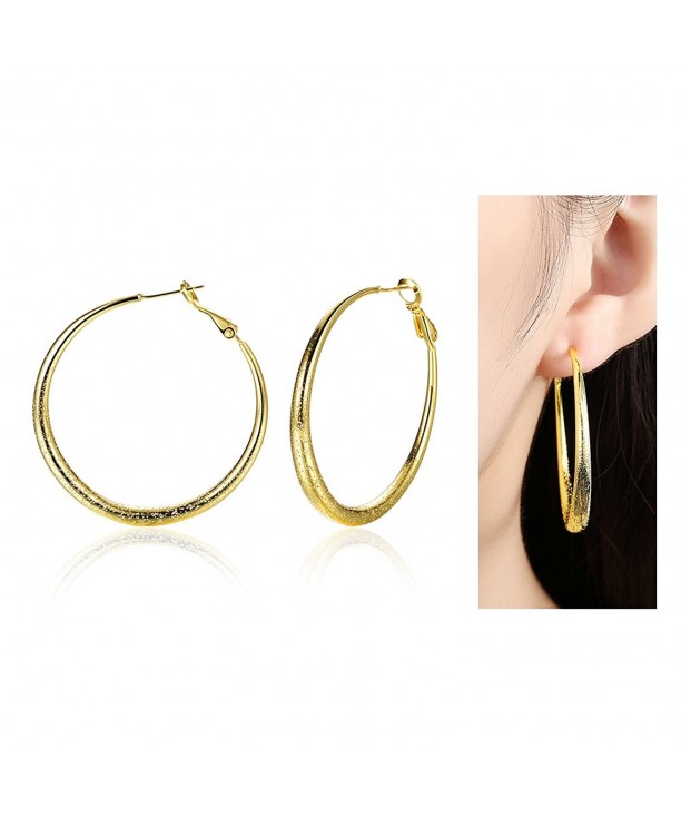 Eternity J Plated Earrings Diameter