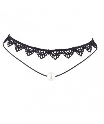 Lux Accessories Double Choker Necklace