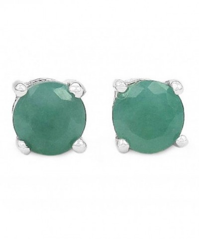 2 10ctw Genuine Sterling Silver Earrings