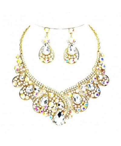 Iridescent Statement Affordable Wedding Jewelry