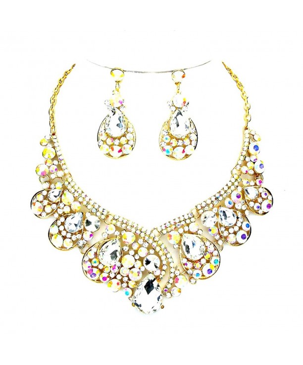 Iridescent Statement Affordable Wedding Jewelry