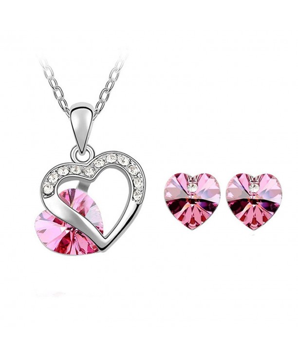 Swarovski Elements Crystal Necklace Earrings