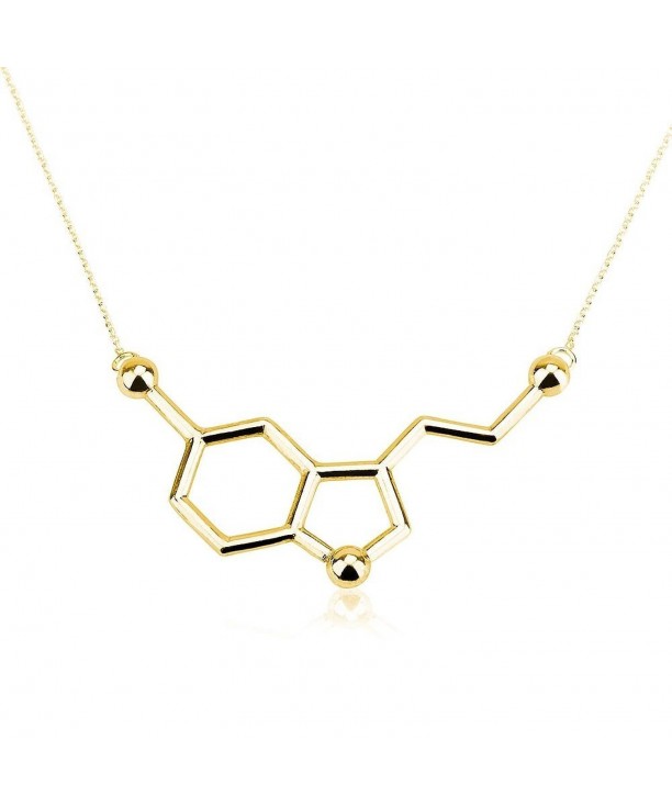 Art Attack Goldtone Serotonin Chemistry