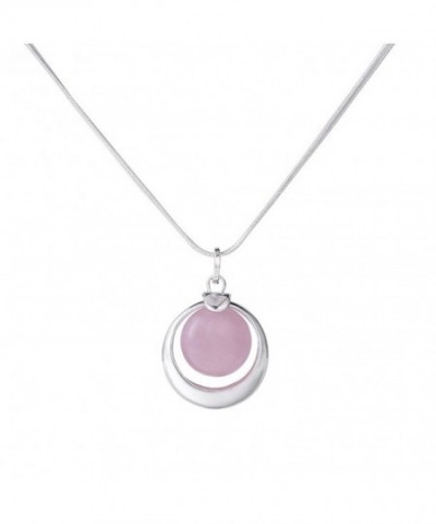 Quartz Necklace Layered Gemstone Valentines