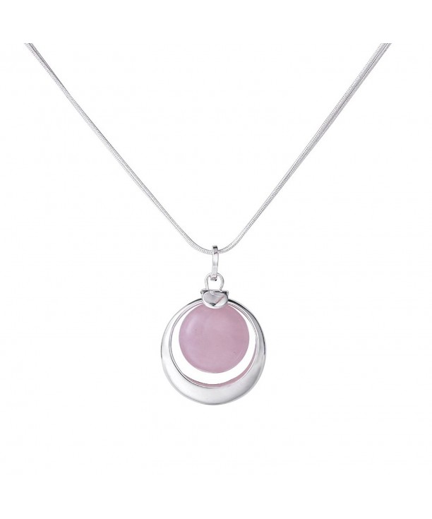 Quartz Necklace Layered Gemstone Valentines