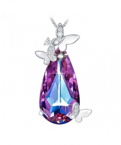 TOJEAN Butterfly Necklace Swarovski Birthday