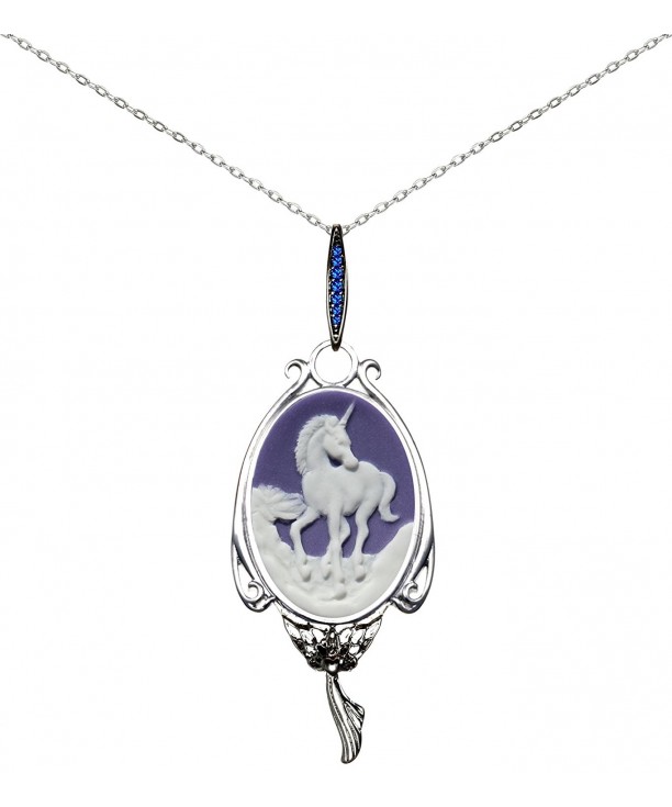 Heart Necklace Fashion Jewelry Unicorn