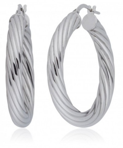 Silverluxe Womens Sterling Twisted Earring