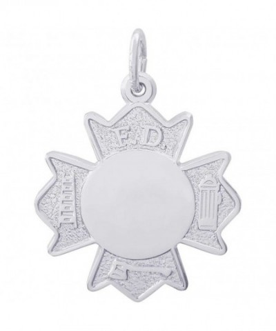 Rembrandt Charms Firefighter Sterling Silver