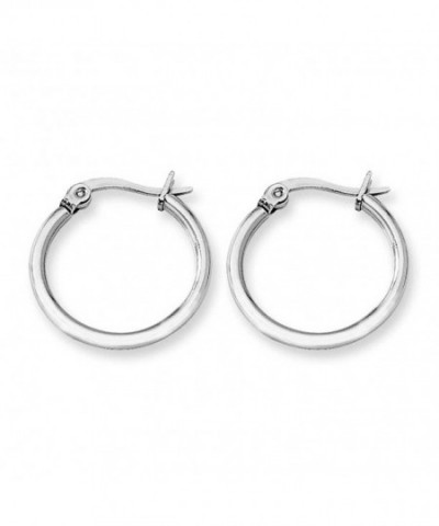 Chisel Stainless 19 5mm Diameter Earrings