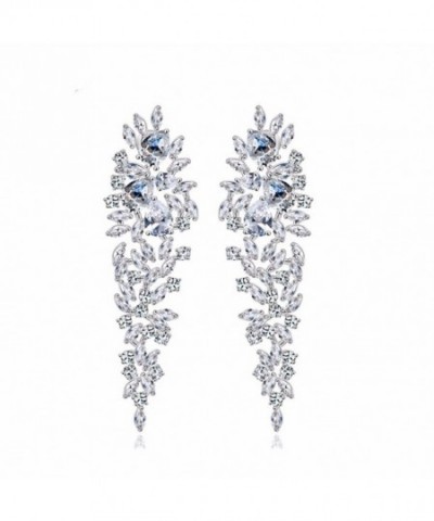 GULICX Shinning Zircon Chandelier Earrings